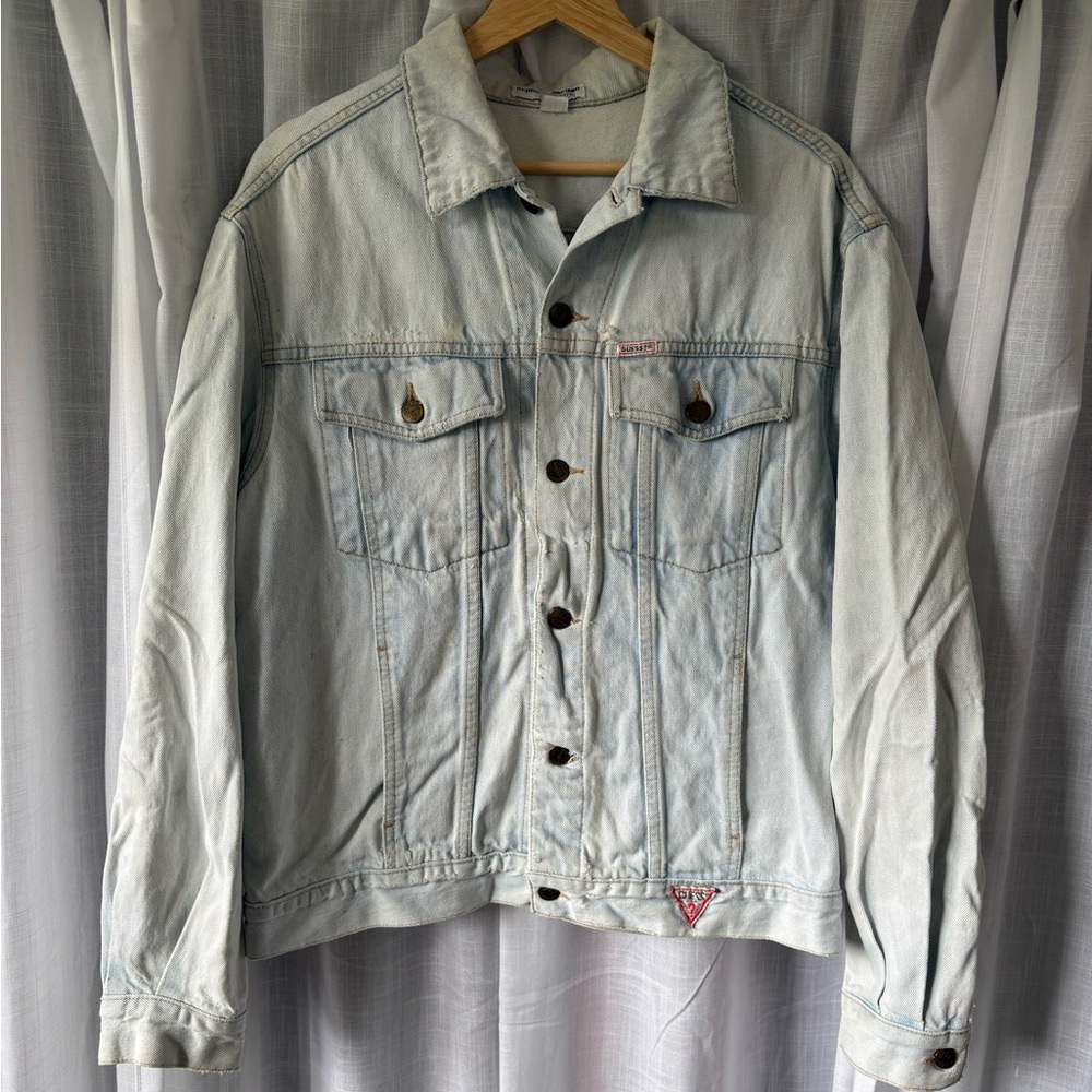 Vintage Guess Marciano Light Wash Denim Jacket